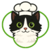 Chagil's Kitchen logo showing Chagil's cat Oreo in a chef's hat in front of a green ribbon